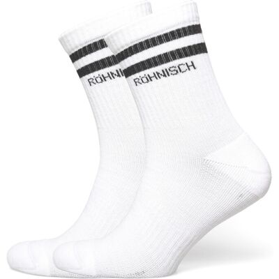 Röhnisch 2-Pack Sporty Sock 36-38 White 36-38 Röhnisch 2-Pack Sporty Sock 36-38 White 36-38