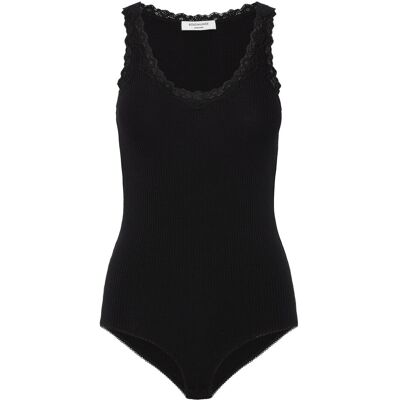 Rosemunde Silk Bodystocking W/ Lace M Black M Rosemunde Silk Bodystocking W/ Lace M Black M