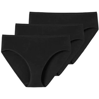 Schiesser 3-Pack Sand-Colored Slips - Essentials XXXL Black XXXL Schiesser 3-Pack Sand-Colored Slips - Essentials XXXL Black XXXL