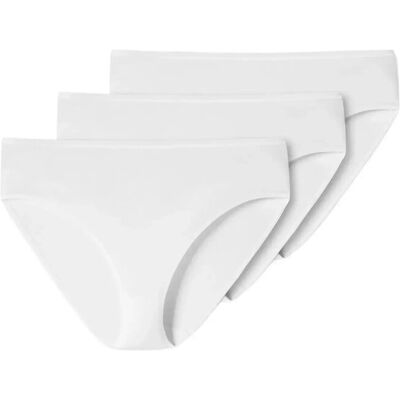 Schiesser 3-Pack Sand-Colored Slips - Essentials S White S Schiesser 3-Pack Sand-Colored Slips - Essentials S White S