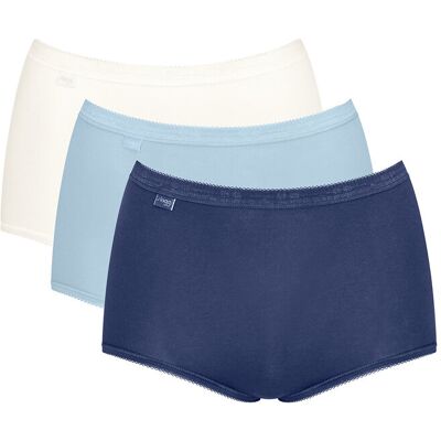 Sloggi Basic+ Maxi C3P 46 Blue 46 Sloggi Basic+ Maxi C3P 46 Blue 46