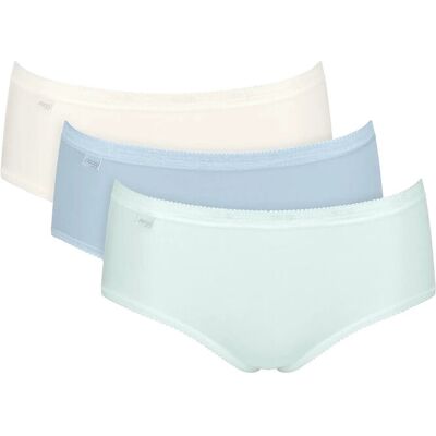 Sloggi Basic+ Midi C3P 46 Blue 46 Sloggi Basic+ Midi C3P 46 Blue 46