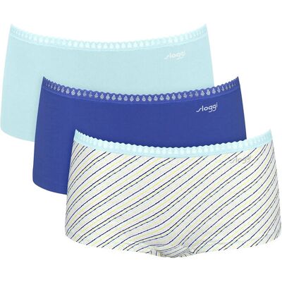 Sloggi Go Crush Short C3P XL Blue XL Sloggi Go Crush Short C3P XL Blue XL