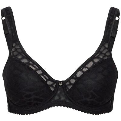 Swegmark Rita Icon Wire Bra Padded Moulded D x 75 Black D x 75 Swegmark Rita Icon Wire Bra Padded Moulded D x 75 Black D x 75