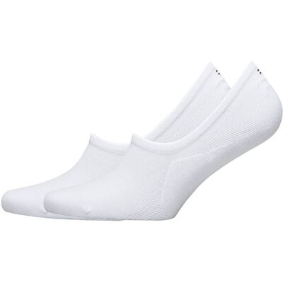 Tommy Hilfiger Th Men Footie 2P 43-46 White 43-46 Tommy Hilfiger Th Men Footie 2P 43-46 White 43-46