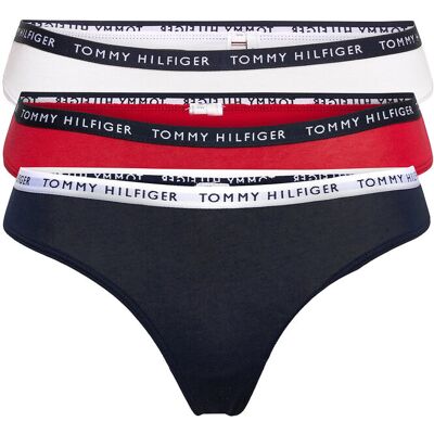 Tommy Hilfiger 3P Thong M White M Tommy Hilfiger 3P Thong M White M
