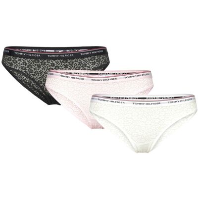 Tommy Hilfiger 3 Pack Bikini Lace XS Patterned XS Tommy Hilfiger 3 Pack Bikini Lace XS Patterned XS
