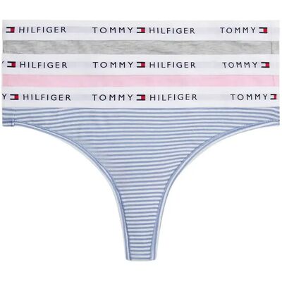 Tommy Hilfiger 3 Pack Thong XS Patterned XS Tommy Hilfiger 3 Pack Thong XS Patterned XS