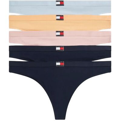 Tommy Hilfiger 5 Pack Thong XS Patterned XS Tommy Hilfiger 5 Pack Thong XS Patterned XS