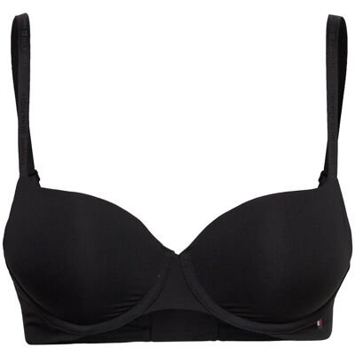 Tommy Hilfiger Demi Bra D x 75 Black D x 75 Tommy Hilfiger Demi Bra D x 75 Black D x 75