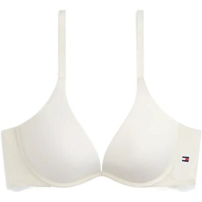 Tommy Hilfiger Plunge Push Up Bra B x 75 Cream B x 75 Tommy Hilfiger Plunge Push Up Bra B x 75 Cream B x 75