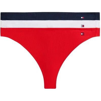 Tommy Hilfiger 3 Pack Dipped Thong M Patterned M Tommy Hilfiger 3 Pack Dipped Thong M Patterned M