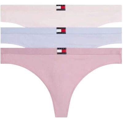 Tommy Hilfiger 3 Pack Thong S Pink S Tommy Hilfiger 3 Pack Thong S Pink S
