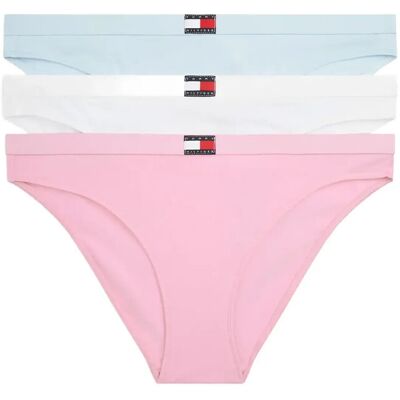 Tommy Hilfiger 3 Pack Bikini (Ext.sizes) XS Patterned XS Tommy Hilfiger 3 Pack Bikini (Ext.sizes) XS Patterned XS