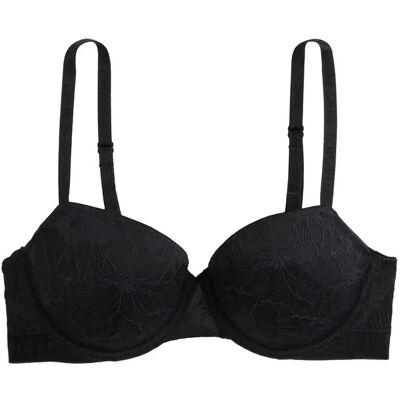 Tommy Hilfiger Demi Bra B x 85 Black B x 85 Tommy Hilfiger Demi Bra B x 85 Black B x 85
