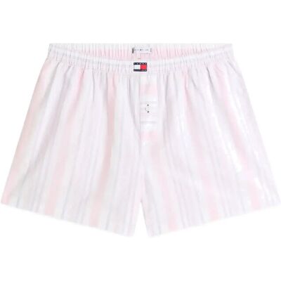 Tommy Hilfiger Poplin Stripe Shorts XS Pink XS Tommy Hilfiger Poplin Stripe Shorts XS Pink XS