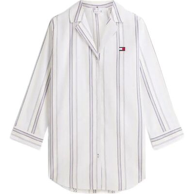 Tommy Hilfiger Ls Poplin Nightdress XS White XS Tommy Hilfiger Ls Poplin Nightdress XS White XS
