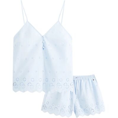 Tommy Hilfiger Embroidery Cami Short Set XL Blue XL Tommy Hilfiger Embroidery Cami Short Set XL Blue XL