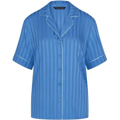 Triumph Amourette Jacquard Boyfriend Shirt 46 Blue 46 Triumph Amourette Jacquard Boyfriend Shirt 46 Blue 46