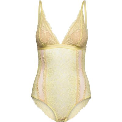 Underprotection Amy Bodystocking XS Yellow XS Underprotection Amy Bodystocking XS Yellow XS