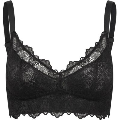 Understatement Underwear Mesh Support+ Bralette XXL Black XXL Understatement Underwear Mesh Support+ Bralette XXL Black XXL