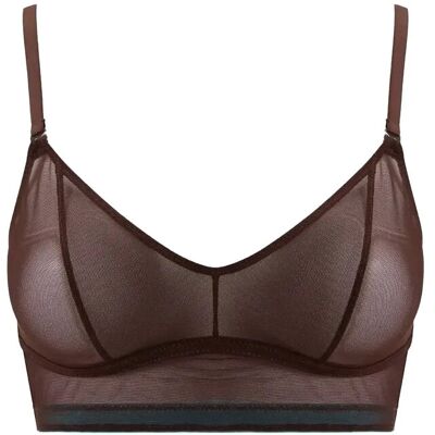 Understatement Underwear Mesh Balconette XXL Brown XXL Understatement Underwear Mesh Balconette XXL Brown XXL
