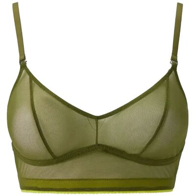 Understatement Underwear Mesh Balconette XXL Green XXL Understatement Underwear Mesh Balconette XXL Green XXL