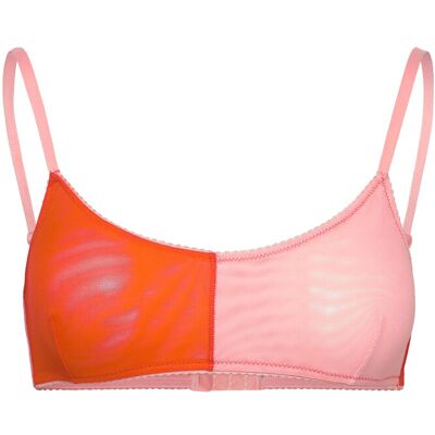 Understatement Underwear Mesh Two-Tone Scoop Bralette XXL Pink XXL Understatement Underwear Mesh Two-Tone Scoop Bralette XXL Pink XXL