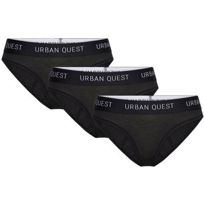 Garmin The Bamboo 3-Pack Bikini Brief L Black L Garmin The Bamboo 3-Pack Bikini Brief L Black L