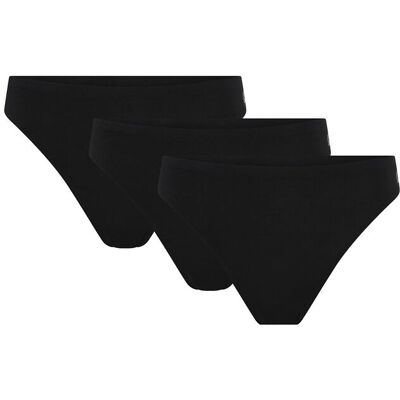 Garmin 3-Pack Women Bamboo String Brief XL Black XL Garmin 3-Pack Women Bamboo String Brief XL Black XL