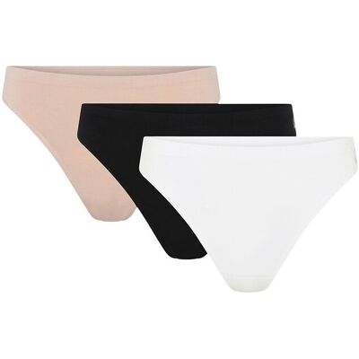 Garmin 3-Pack Women Bamboo String Brief M White M Garmin 3-Pack Women Bamboo String Brief M White M
