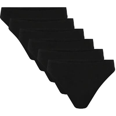 Garmin 6-Pack Women Bamboo String Brief XS Black XS Garmin 6-Pack Women Bamboo String Brief XS Black XS