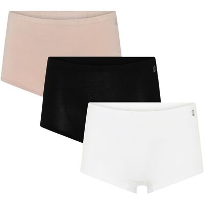 Garmin 3-Pack Women Bamboo Shorts Brief L White L Garmin 3-Pack Women Bamboo Shorts Brief L White L