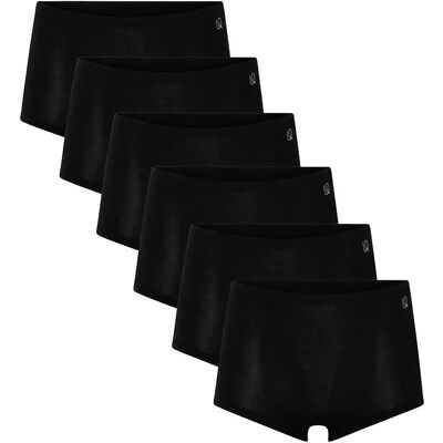 Garmin 6-Pack Women Bamboo Shorts Brief S Black S Garmin 6-Pack Women Bamboo Shorts Brief S Black S