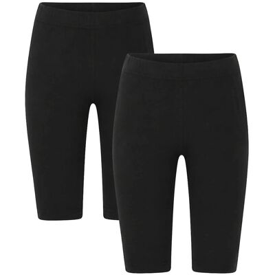 Garmin 2-Pack Women Bamboo Short Leggings L Black L Garmin 2-Pack Women Bamboo Short Leggings L Black L