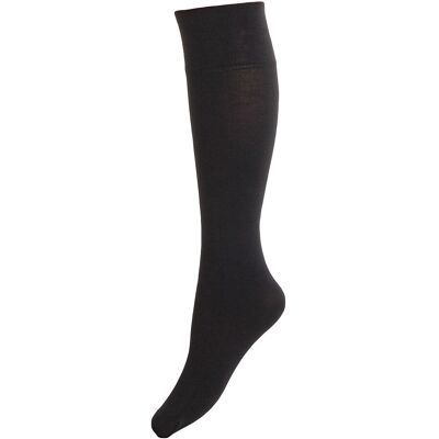 Vogue Ladies Knee High, Silky Cotton Knee 36-41 Black 36-41 Vogue Ladies Knee High, Silky Cotton Knee 36-41 Black 36-41