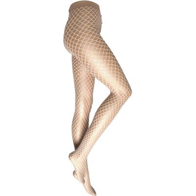 Wolford Velvet Net Illusion Tights XS Beige XS Wolford Velvet Net Illusion Tights XS Beige XS
