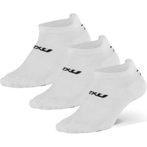 2XU Ankle Socks 3 Pack L White L 2XU Ankle Socks 3 Pack L White L