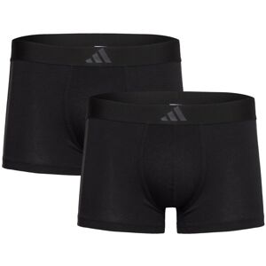 adidas Underwear Low Rise Trunk (2Pk) - Active Flex Cotton 3 Stripes L Black L adidas Underwear Low Rise Trunk (2Pk) - Active Flex Cotton 3 Stripes L Black L
