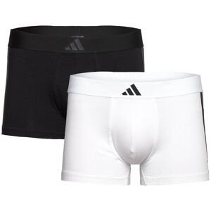 adidas Underwear Low Rise Trunk (2Pk) - Active Flex Cotton 3 Stripes M White M adidas Underwear Low Rise Trunk (2Pk) - Active Flex Cotton 3 Stripes M White M