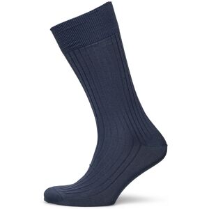 AN IVY Indigo Ribbed Socks 39-42 Blue 39-42 AN IVY Indigo Ribbed Socks 39-42 Blue 39-42