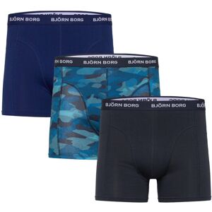 Björn Borg Cotton Stretch Boxer 3P L Blue L Björn Borg Cotton Stretch Boxer 3P L Blue L