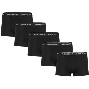 Björn Borg Cotton Stretch Trunk 5P L Black L Björn Borg Cotton Stretch Trunk 5P L Black L
