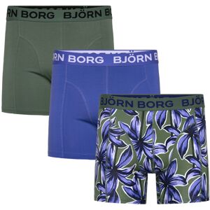 Björn Borg Cotton Stretch Boxer 3P M Khaki M Björn Borg Cotton Stretch Boxer 3P M Khaki M