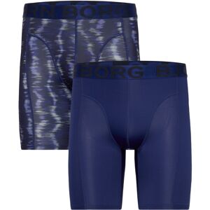 Björn Borg Sports Lightweight Long Leg Boxer 2P M Navy M Björn Borg Sports Lightweight Long Leg Boxer 2P M Navy M