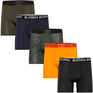 Björn Borg Sports Microfiber Boxer 5P M Patterned M Björn Borg Sports Microfiber Boxer 5P M Patterned M