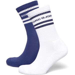 Björn Borg Classic Crew Sock 2P 41-45 Navy 41-45 Björn Borg Classic Crew Sock 2P 41-45 Navy 41-45