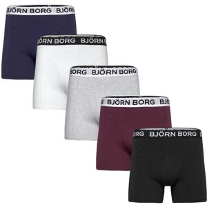 Björn Borg Cotton Stretch Boxer 5P XXL Patterned XXL Björn Borg Cotton Stretch Boxer 5P XXL Patterned XXL
