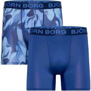 Björn Borg Sports Microfiber Boxer 2P L Blue L Björn Borg Sports Microfiber Boxer 2P L Blue L