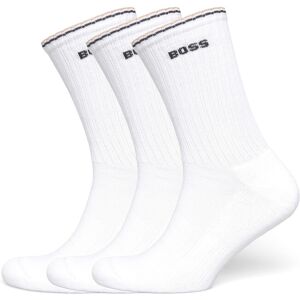 Boss 3P Qs Rib Stripe Cc 39-42 White 39-42 Boss 3P Qs Rib Stripe Cc 39-42 White 39-42